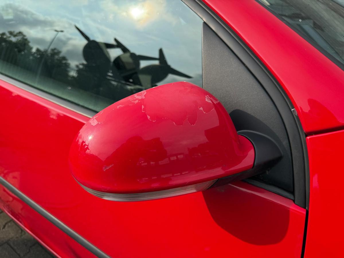 VW Golf V original Außenspiegel rechts elektrisch anklappbar LY3D Tornadorot BJ04